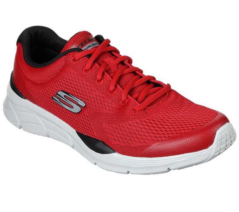 Skechers Herr Röda/Svarta Sneakers - Relaxed Fit: Equalizer 4.0 - Generation - Sverige (ZFOTE-6741)